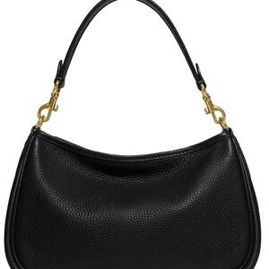 Coach Black Crossbody Bag with Gold Accents
